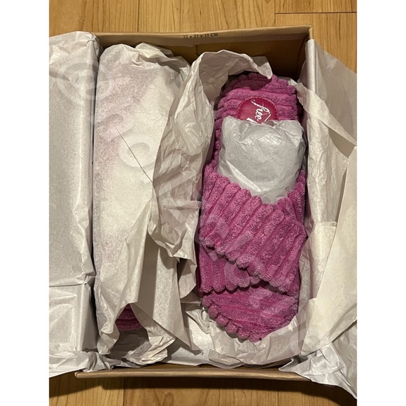 Free People Two Days In Ibiza Terry Slides Orchid 6 - Picture 6 of 16